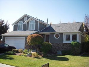 After residential siding instal photo - Vinyl Siding Installers and stucco contractor in Salt Lake City