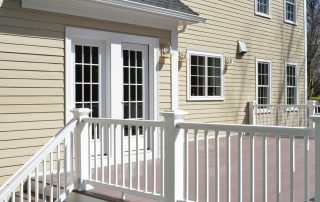 Home with vinyl siding