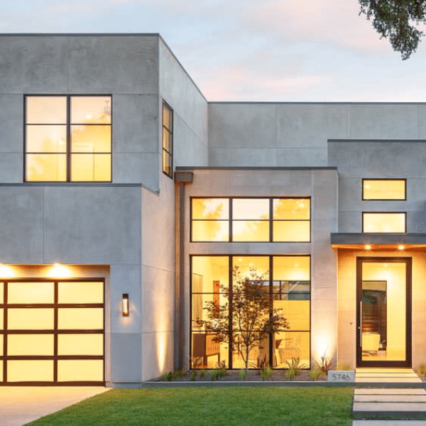 Modern Utah home with fresh traditional stucco exterior and updated curb appeal